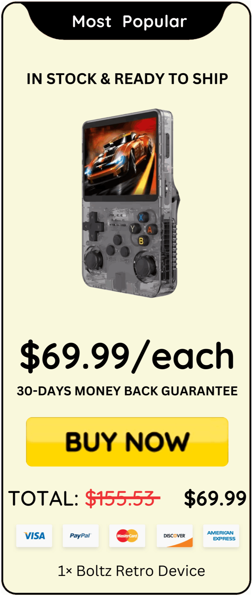 Boltz Retro Device offer price 