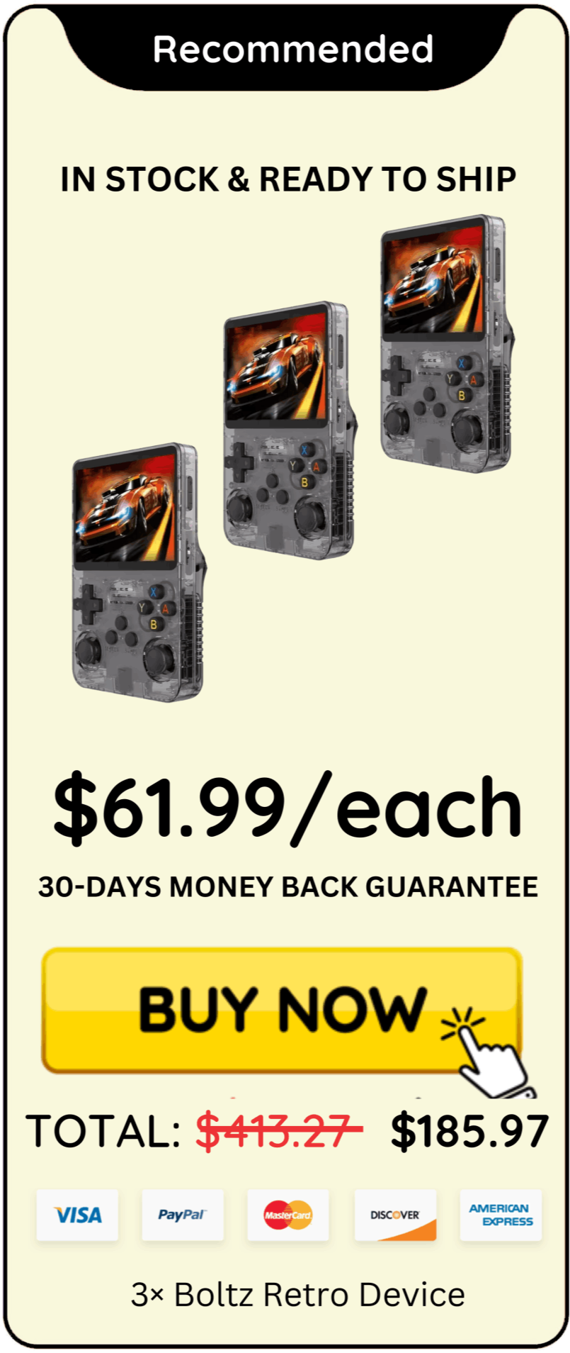 Boltz Retro Device offer price 